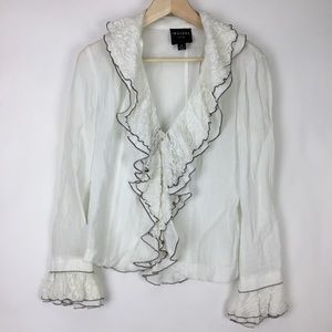 INSIGHT NEW YORK White long sleeve blouse